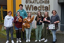 Foto von Schüler*innen des Wiedtal-Gymnasiums Neustadt (Wied) in Rheinland-Pfalz